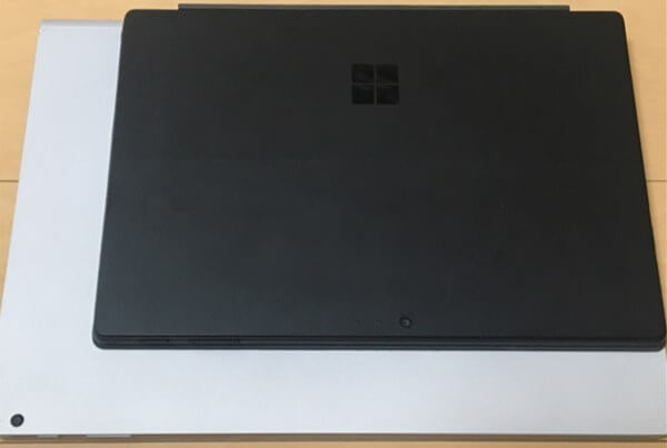「Surface book 2」は「Surface Pro 6」の大きさ違い
