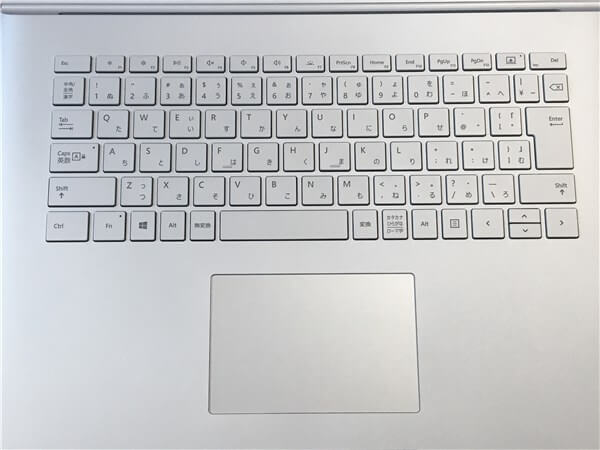 「Surface book2（15インチ）」のキーボードの操作性