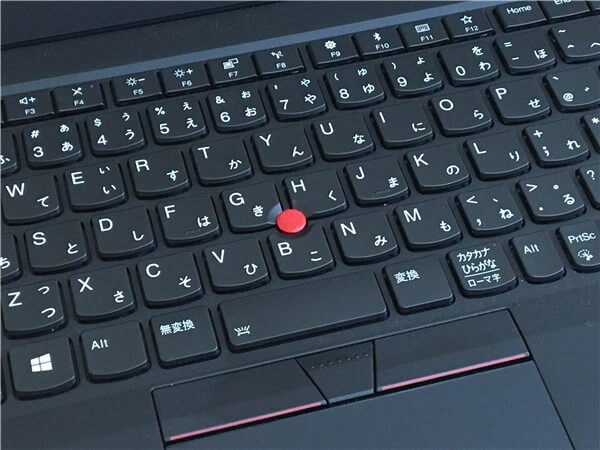 Lenovo(レノボ）のノートパソコンのトラックポイント